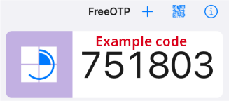 FreeOTP screenshot